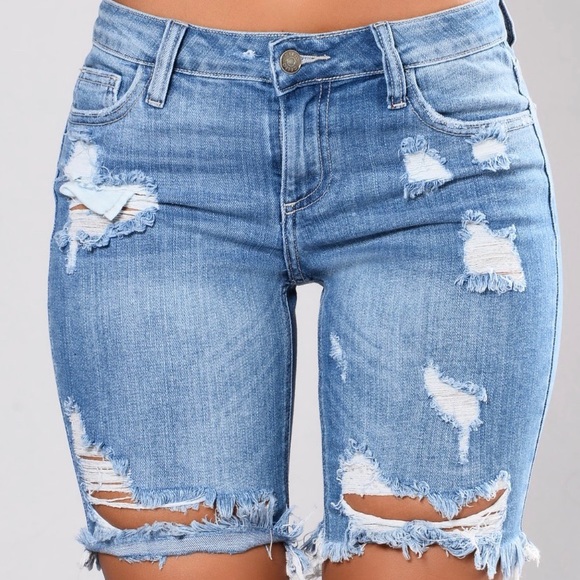 Fashion Nova Pants - Fashion Nova Denim Shorts